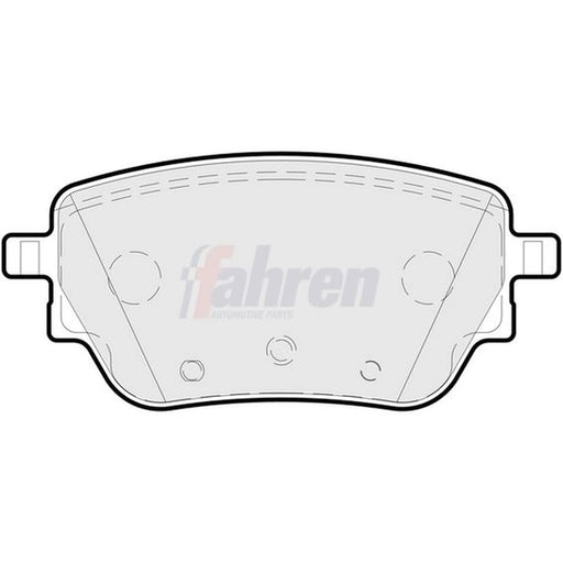 Fahren Rear Brake Pad Set FBP3918
