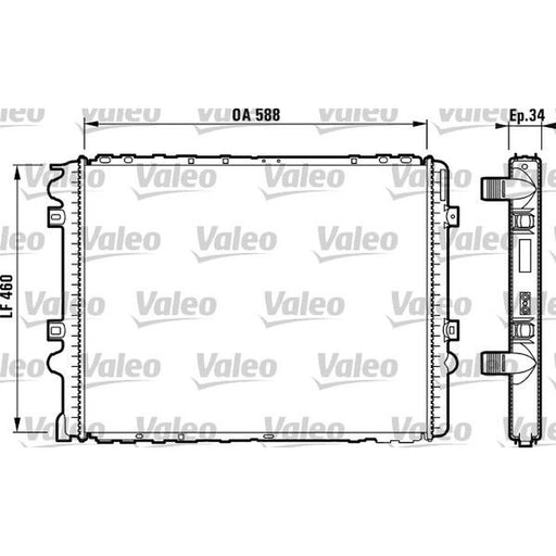 Valeo Engine Radiator 732569