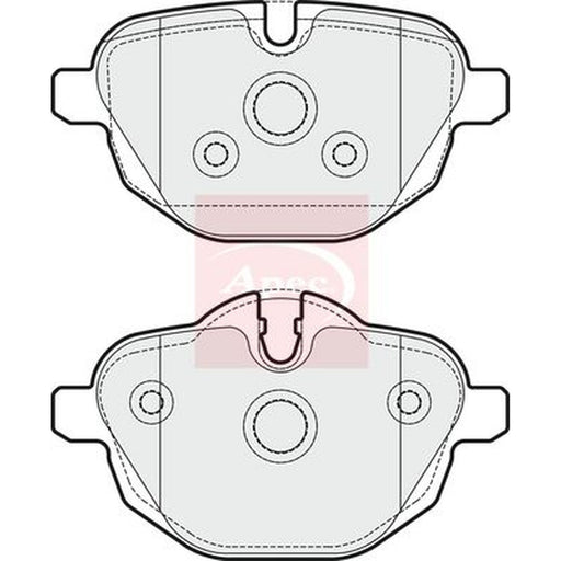 Apec Rear Brake Vented Discs & Pads fits BMW 5 2010-2017