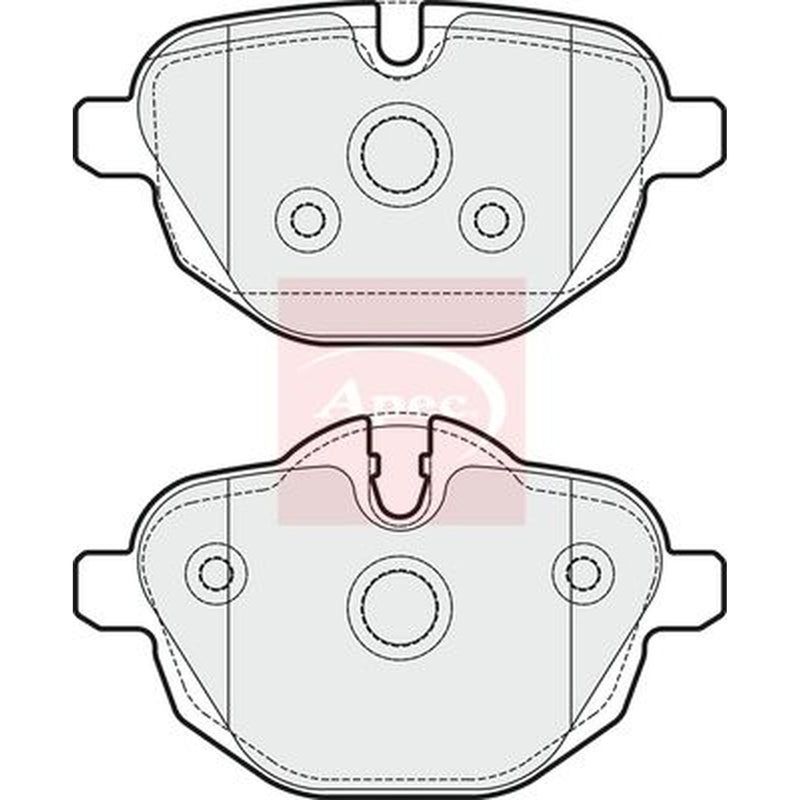 Apec Front & Rear Pads fits BMW 5 2010-2017