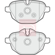 Apec Front Vented & Rear Vented Brake Discs & Pads fits BMW 5 2010-2017