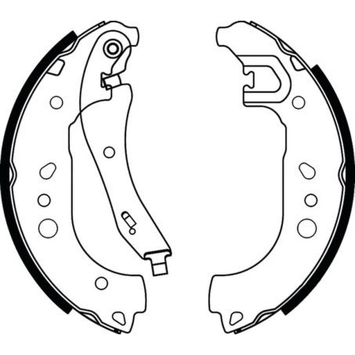 Abtex Brake Shoe Set Axle Kit fits Audi A1 2018 on