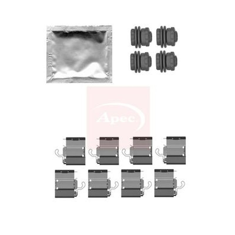 Apec Brake Pad Accessory Fitting Kit Front fits Cupra Terramar 2024 on 1.5