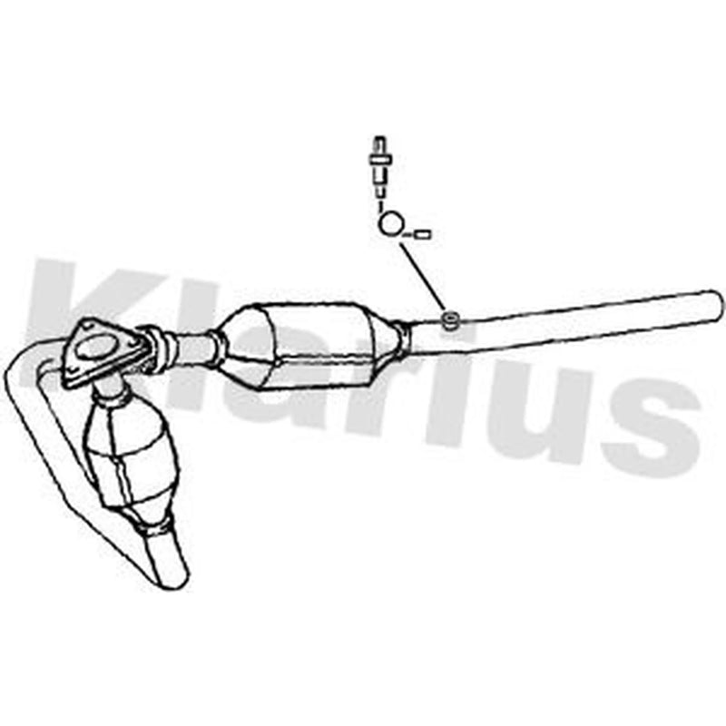 Klarius Catalyst Type Approved With Pipe fits Ford Transit 2001-2006 2.3