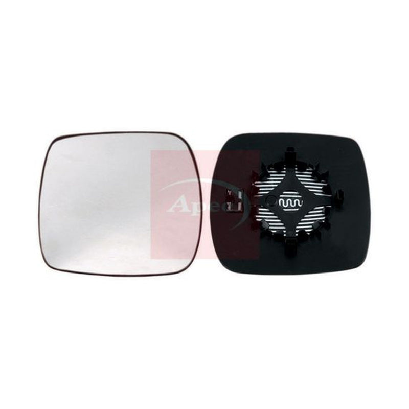 Apec Exterior Wing Mirror Glass Right fits Renault Kangoo 2008 on 1.5 1.6