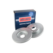 Borg & Beck 2 x Vented Front Brake Discs BBD5503
