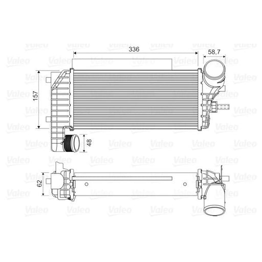 Valeo Intercooler (Charge Air Cooler) 818604