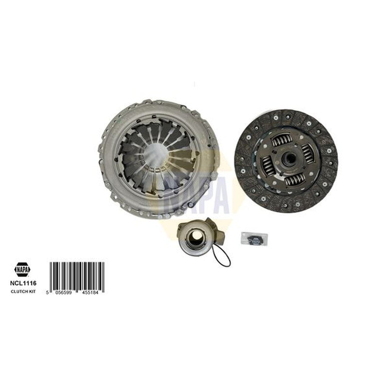 NAPA Clutch Kit Set 3pc fits Chevrolet Aveo 2011-2015 1.3