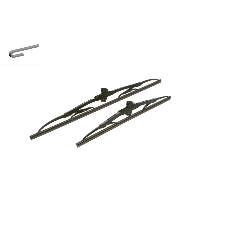 Bosch Twin Spoiler Wiper Blade Set 500mm + 380mm — SP20/15 fits Honda Jazz II