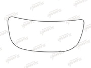 Summit Stick-On Commercial Lower Blind-Spot Mirror Glass fits Renault Traffic, Nissan Primastar, Vauxhall Vivaro RHS Summit - Bars 4 Cars