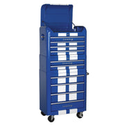 Premier Retro Style Topchest Mid-Box Tool Chest & Rollcab Combination 10 Drawer Sealey Premier - Dynamic Drive