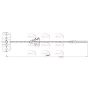 Apec Handbrake Cable Front CAB1835