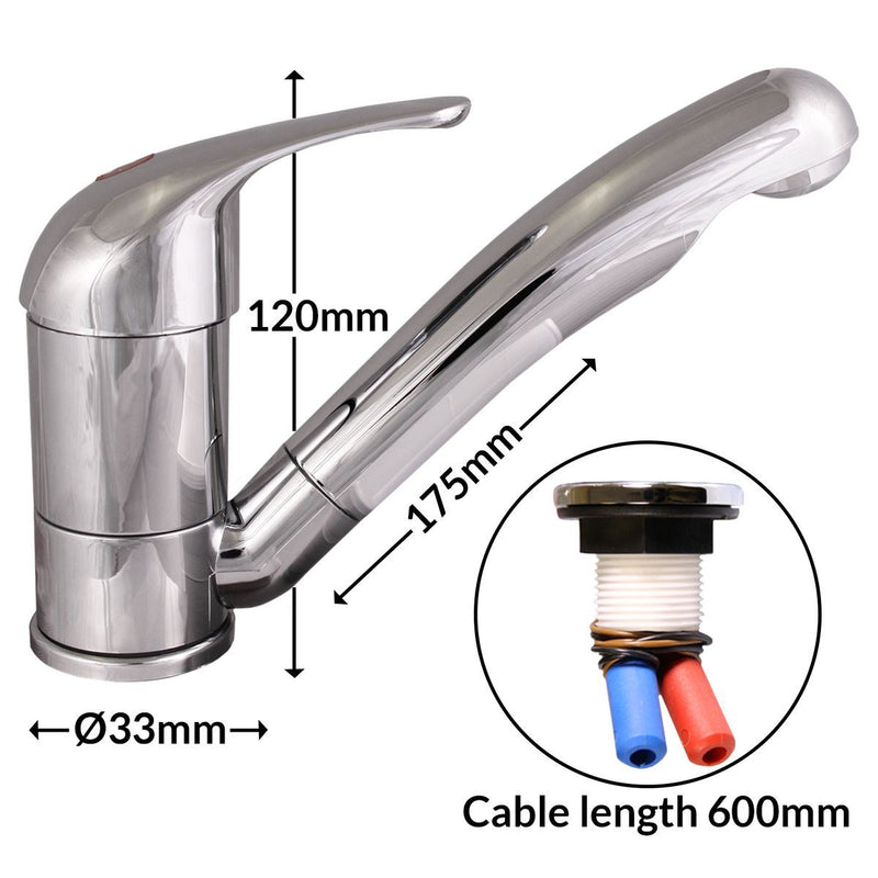 Single Lever Mixer Kama 33mm Tap Nova - Dynamic Drive