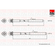 FAI Cylinder Head Bolt Set M12 x 1.25 B2124