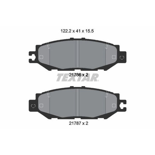 Textar Rear Brake Pad Set 2178601