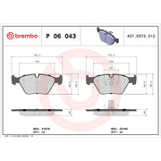 Brembo Front Brake Discs & Pads fits BMW X3 2003-2011 2.0 2.5 3.0