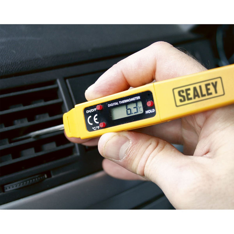 Sealey Mini Digital Thermometer VS906 Sealey - Dynamic Drive
