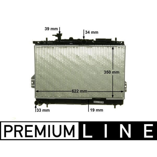 Mahle Engine Radiator fits Hyundai Matrix 2001-2010 1.6 1.8