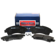 Borg & Beck Front Brake Vented Discs & Pads fits Mazda B-Serie 1996-1999 2.5