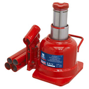 Sealey Bottle Jack 10 Tonne Low Profile Telescopic BJ10LE Sealey - Dynamic Drive