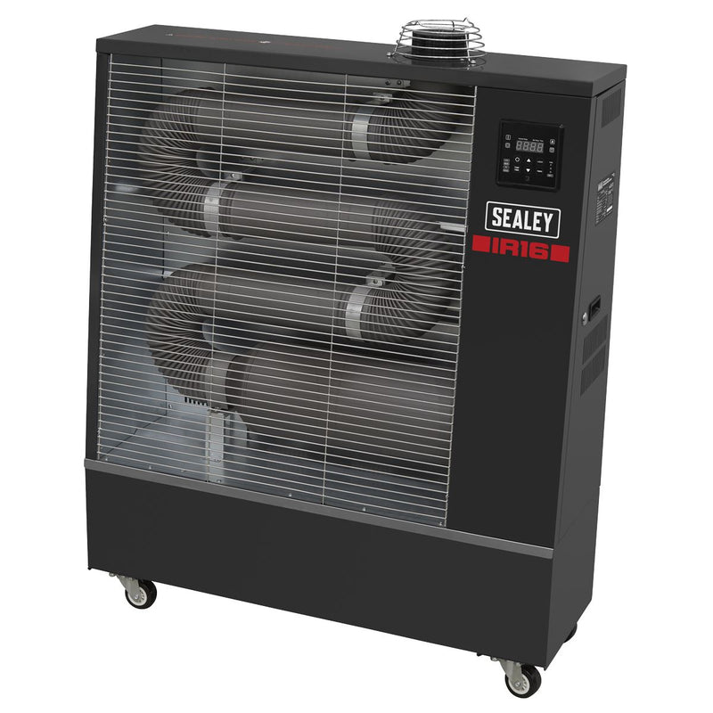 Sealey Industrial Infrared Diesel Heater 16kW IR16 Sealey - Dynamic Drive