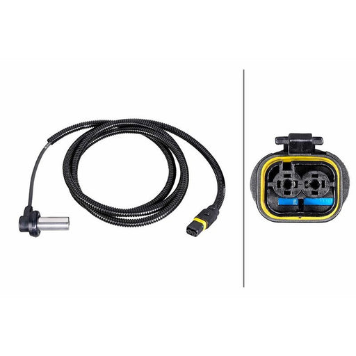 Hella ABS Wheel Speed Sensor Front Right fits Man Tga 1999-2011