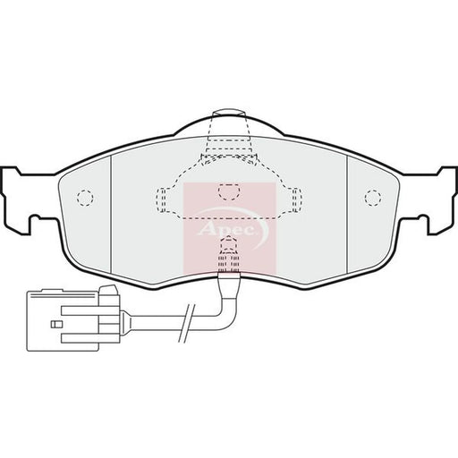 Apec Front Brake Pad Set PAD802