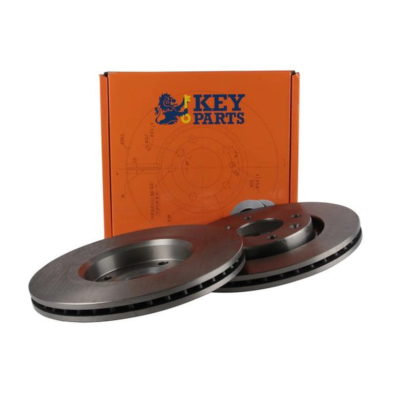 Key Parts Front Brake Vented Discs & Pads fits Citroën Xsara 1997-2005 1.4 1.6