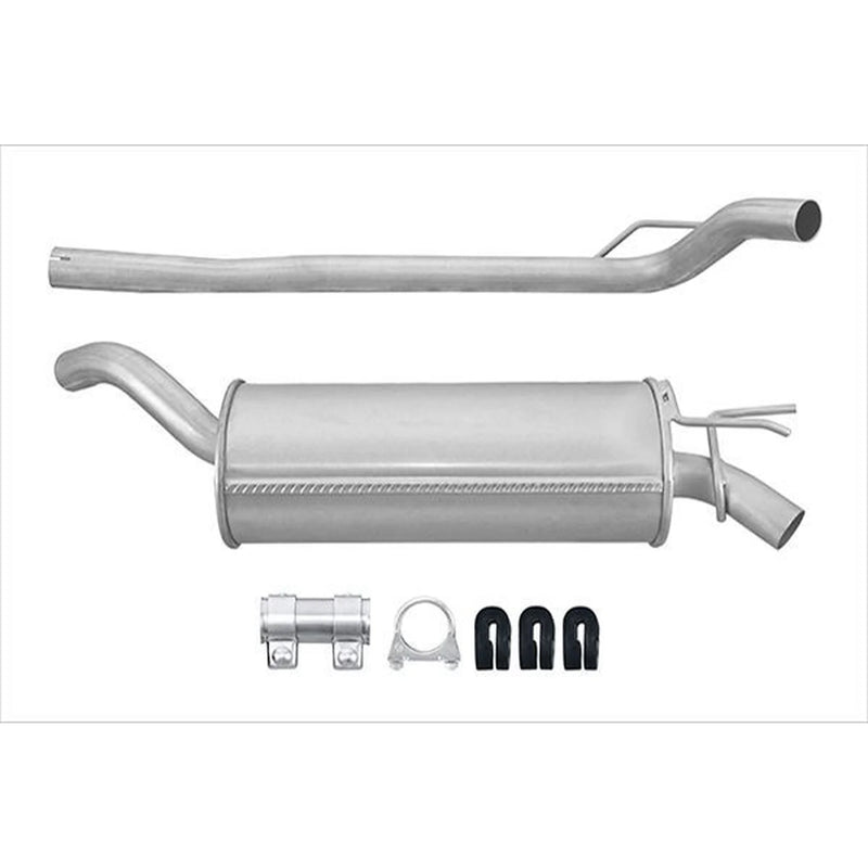 Hella End Silencer Rear fits Renault Twingo I 2001-2007 1.2