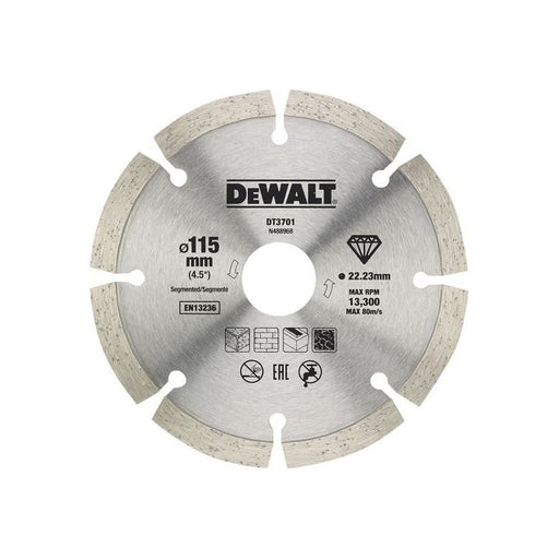 Dewalt Power Tools Dry Diamond Blade 115mm (2 Pack) DeWALT Power Tools - Dynamic Drive