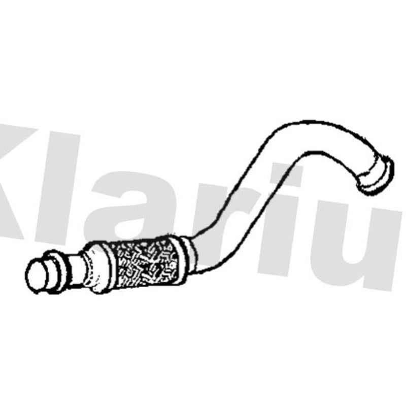 Klarius Exhaust Pipe OD fits Citroën C5 Aircross 2018 on 1.2
