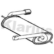 Klarius Box With Tail Pipe Rear fits Ford Focus III 2014-2017 1.5