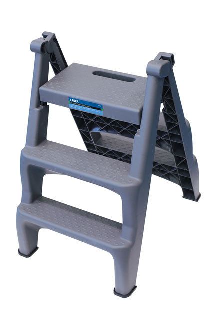 Laser Insulating Folding 3-Step Ladder Laser - Dynamic Drive