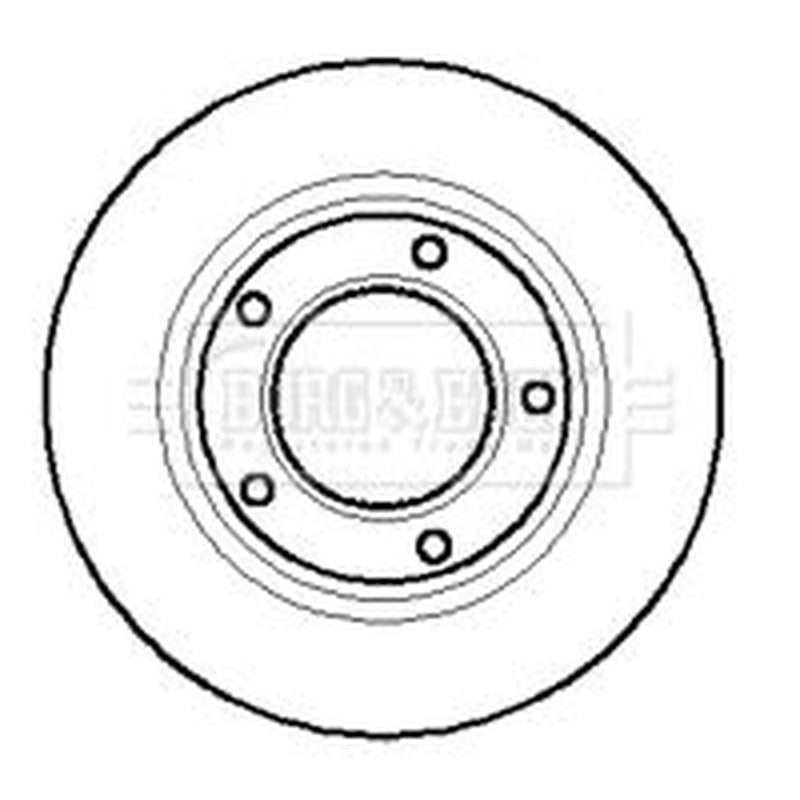 Borg & Beck Front & Rear Brake Discs & Pads fits Land Rover Range Rover