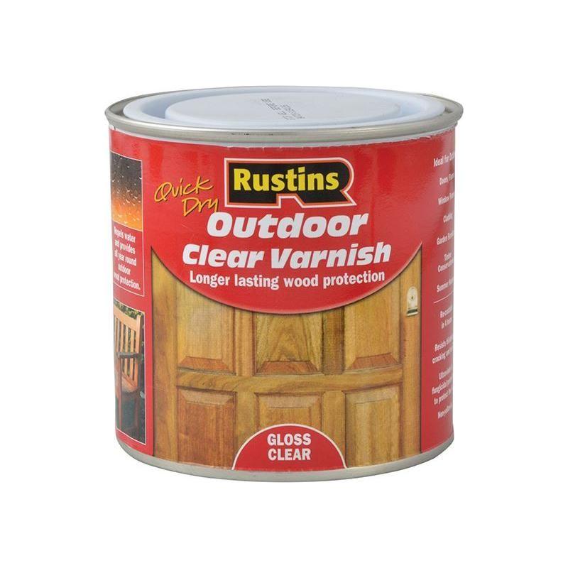 Rustins Exterior Varnish Clear Gloss 250ml Rustins - NN4 Online