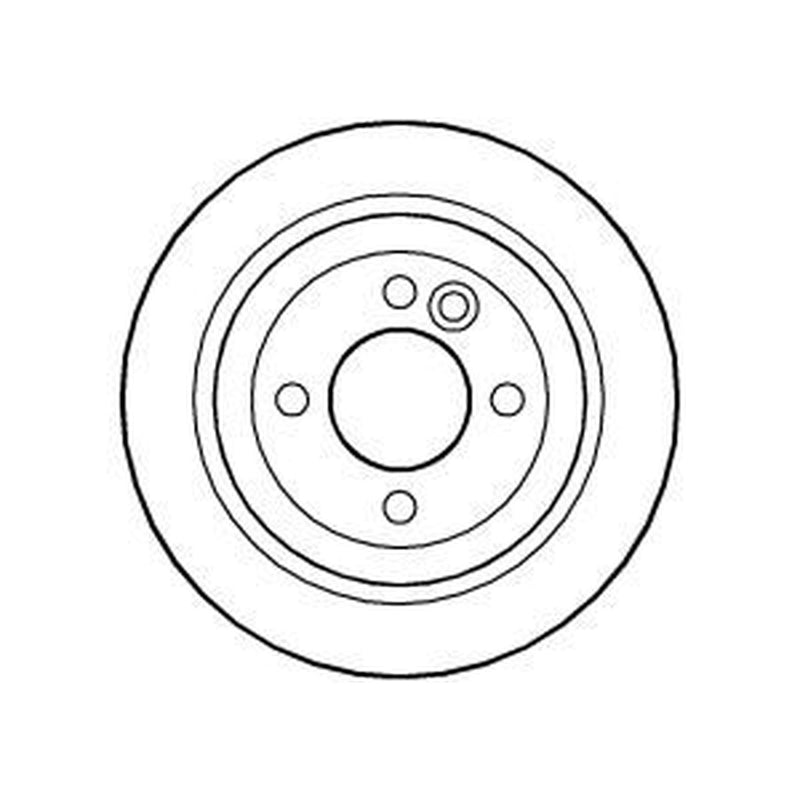 Abtex Rear Brake Solid Discs & Pads fits Mini Mini 2001-2008
