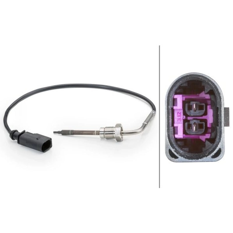 Hella Exhaust Gas Temperature Sensor before catalytic co fits Audi A4 Allroad B9