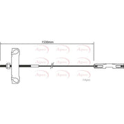 Apec Handbrake Cable Front CAB1179