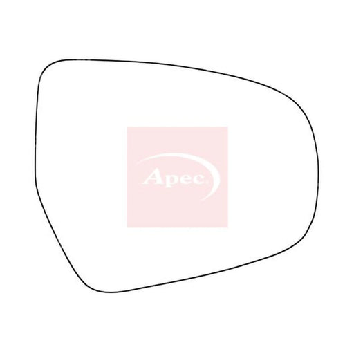 Apec Exterior Wing Mirror Glass Right AMS2712