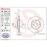 Brembo Front & Rear Brake Discs & Pads fits Alfa Romeo Mito 2008-2013 1.4