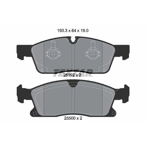 Textar Front Brake Pad Set 2519201