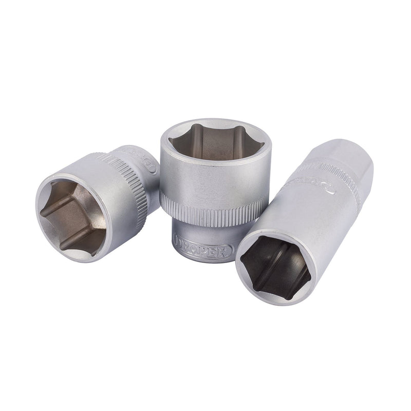 Draper Combined MM/AF Socket Set, 1/2" Sq. Dr. (33 Piece) 16363 Draper - Dynamic Drive