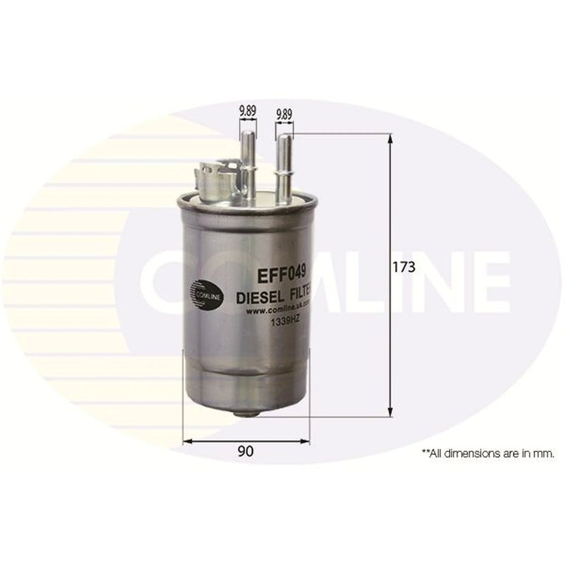 Comline Fuel Filter Element fits Ford Courier Box Body/Mpv 2000-2003 1.8