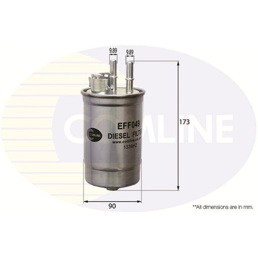 Comline Fuel Filter Element fits Ford Courier Box Body/Mpv 2000-2003 1.8