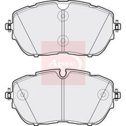Apec Front Brake Pad Set fits Citroën C5 Aircross 2018 on 1.6