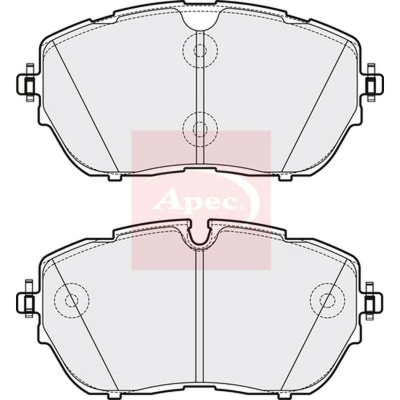 Apec Front Brake Pad Set PAD2083
