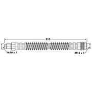 Borg & Beck Brake Hydraulic Hose Line Front Right BBH6255