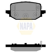 NAPA Rear Brake Pad Set fits Nissan Qashqai III 2021-2025 1.3 1.5