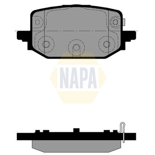 NAPA Rear Brake Pad Set NBP1942
