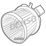Denso Heater Blower Fan fits Peugeot 307 2000-2009 1.4 1.6 2.0